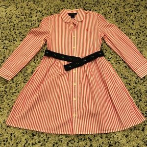 Polo Button Up Girls Dress size 6